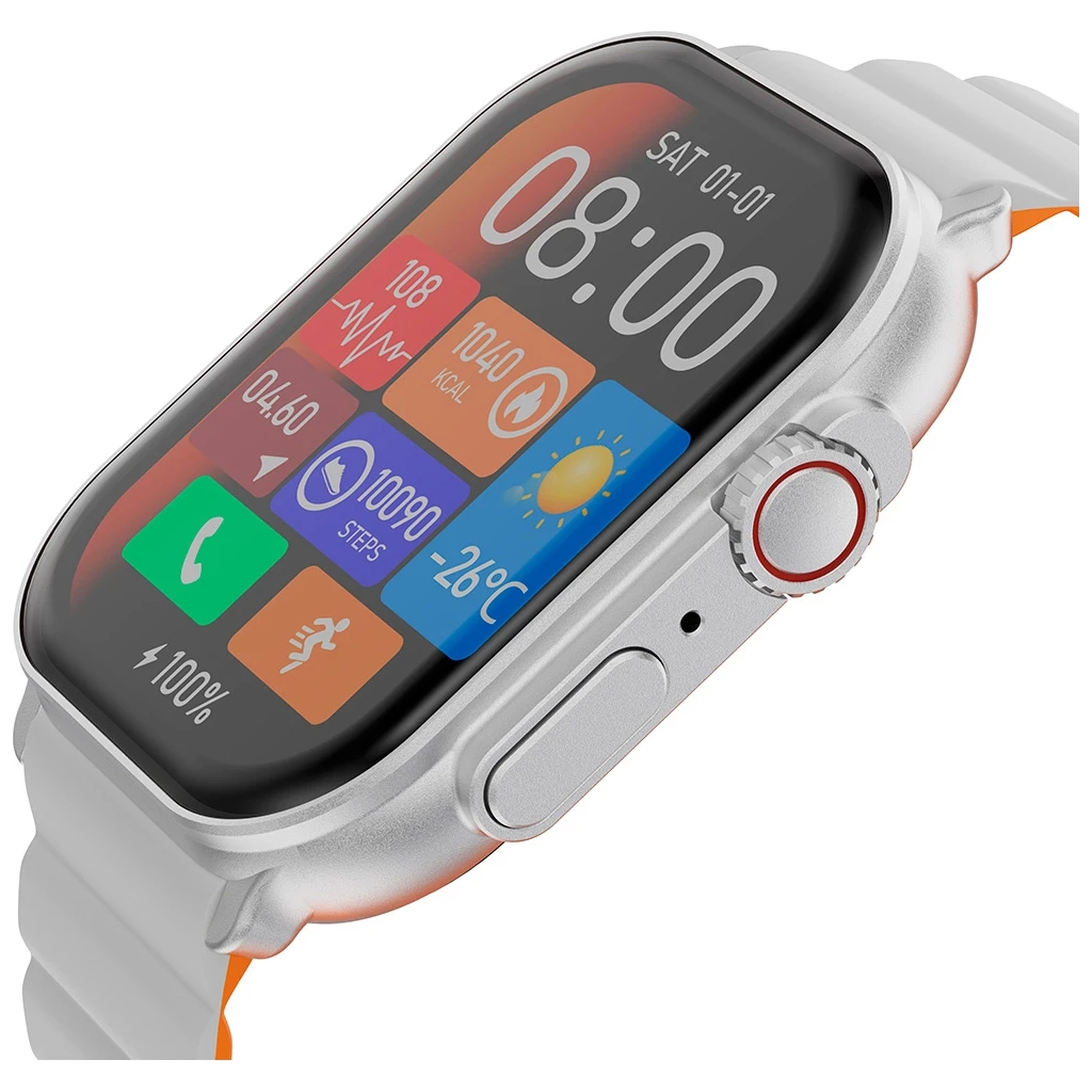 Смарт-годинник iMiki SF1 Silver Magnetic Strap - зображення 3