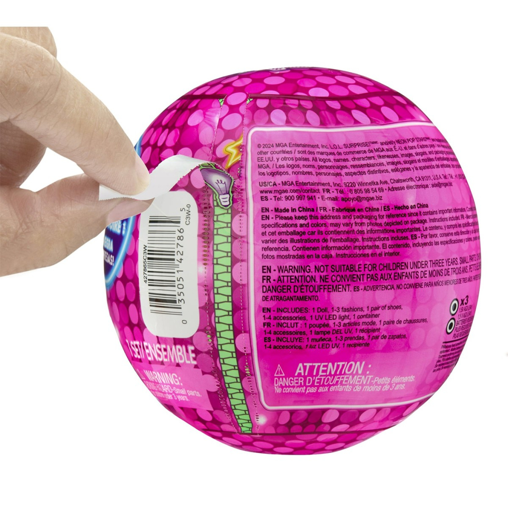 Лялька L.O.L. Surprise! серії Neon Pop - Зірочки (120674) - зображення 2