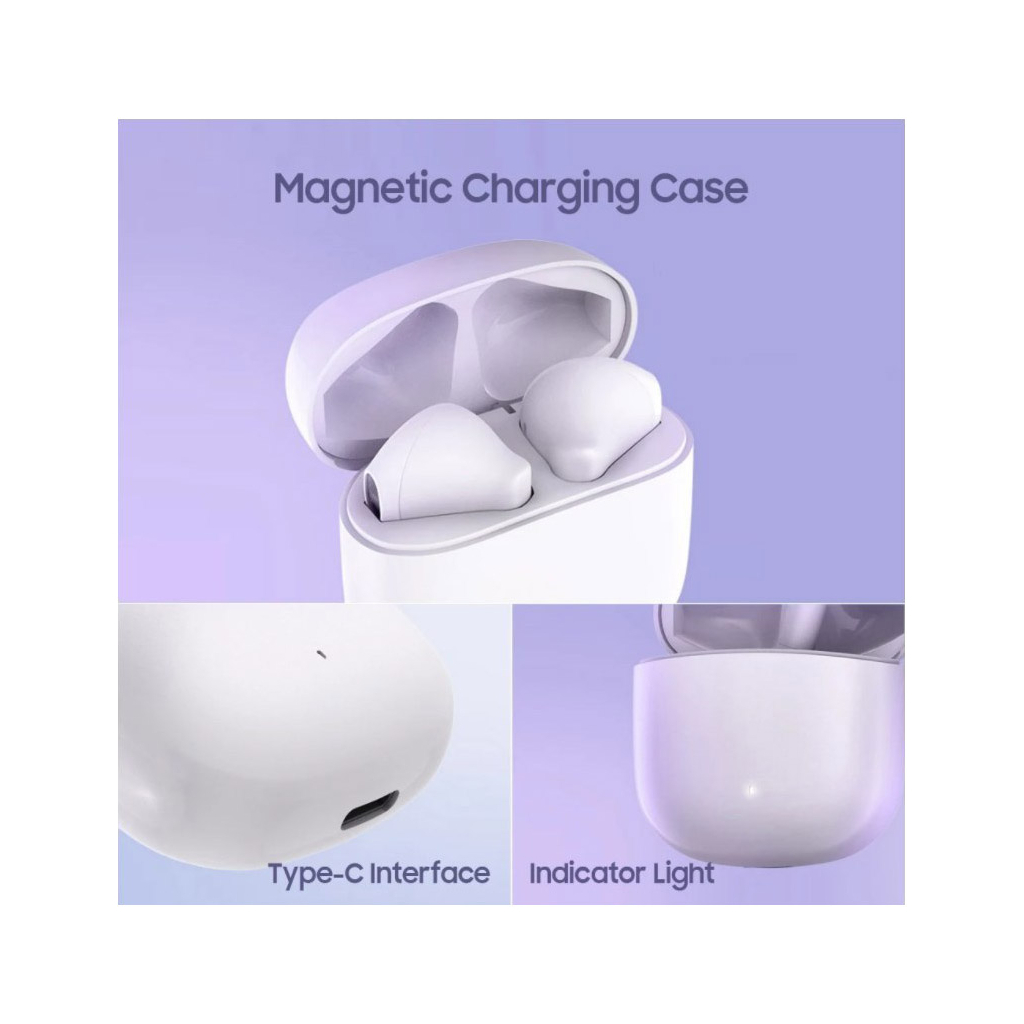 Навушники Xiaomi TWS MiiiW TWS Wireless Earbuds Marshmallow White (MWTW03) - зображення 5