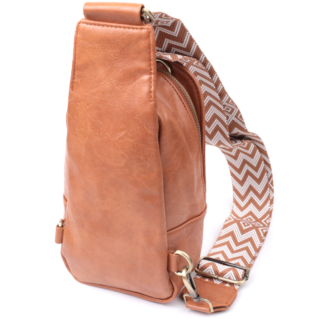 Сумка Vintage Через плече з екошкіри Руда (22793) - зображення 2