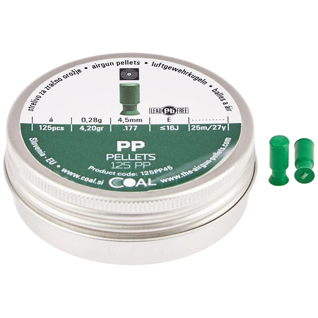 Пульки Coal PP 4,5 мм 0.28 г 125шт/уп (125PP45) - зображення 1
