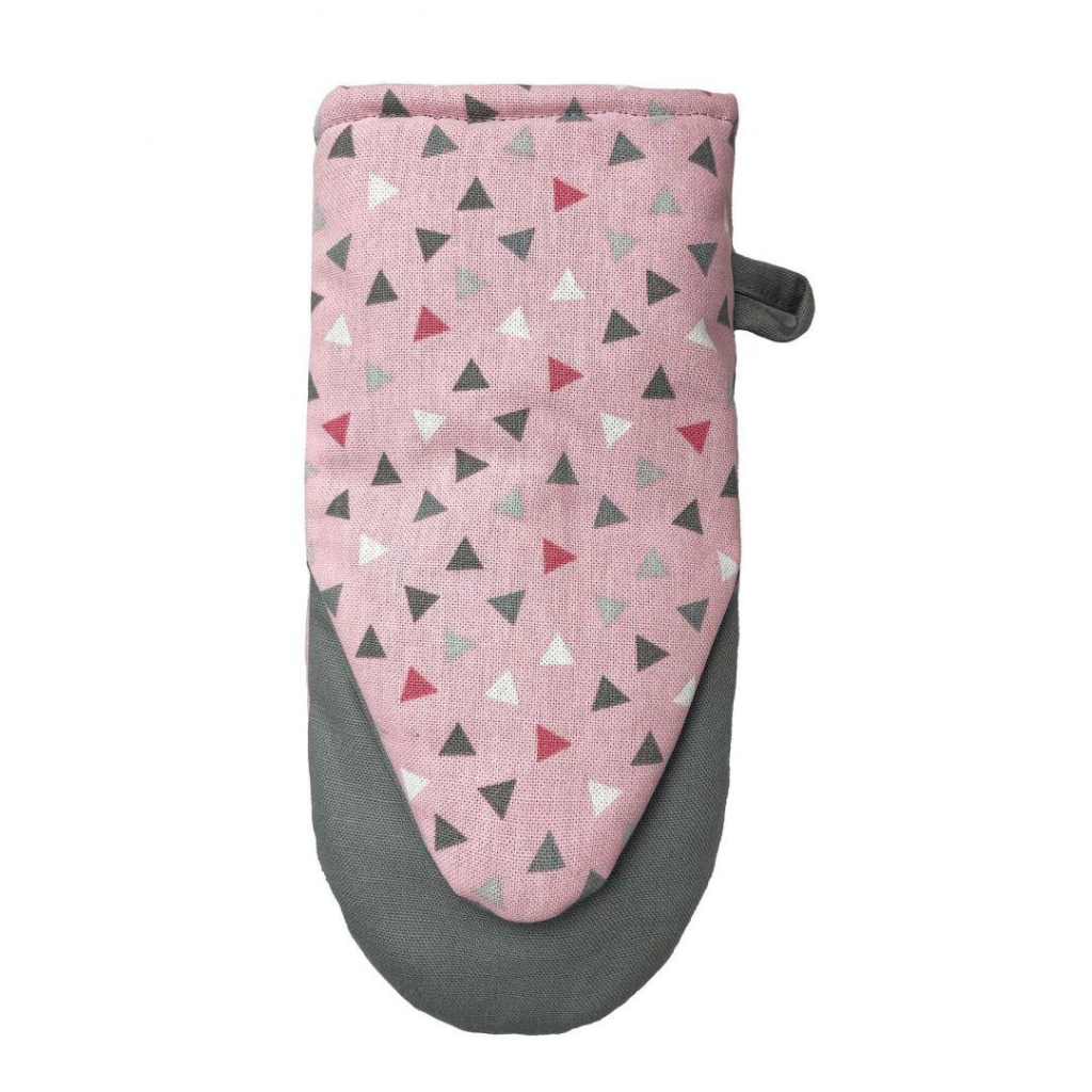 Кухонна прихватка Прованс Набір рукавиця 29х15 та прихватка 15х20 Трикутники (028441) - зображення 2