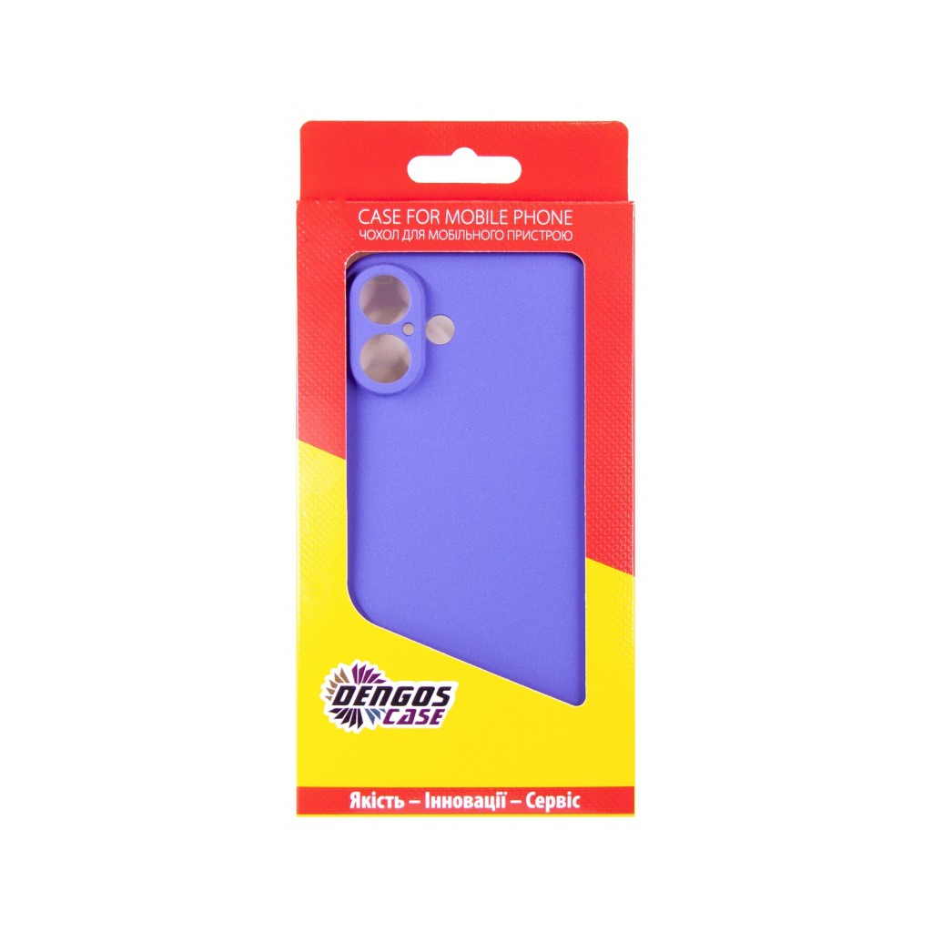 Чохол до мобільного телефона Dengos Carbon iPhone 16 Plus (purple) (DG-TPU-CRBN-211) - зображення 5