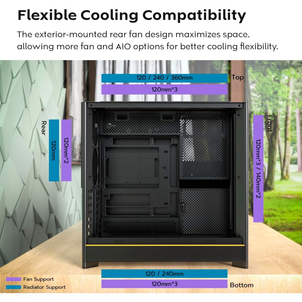 Корпус MONTECH HS01 (B) - зображення 8