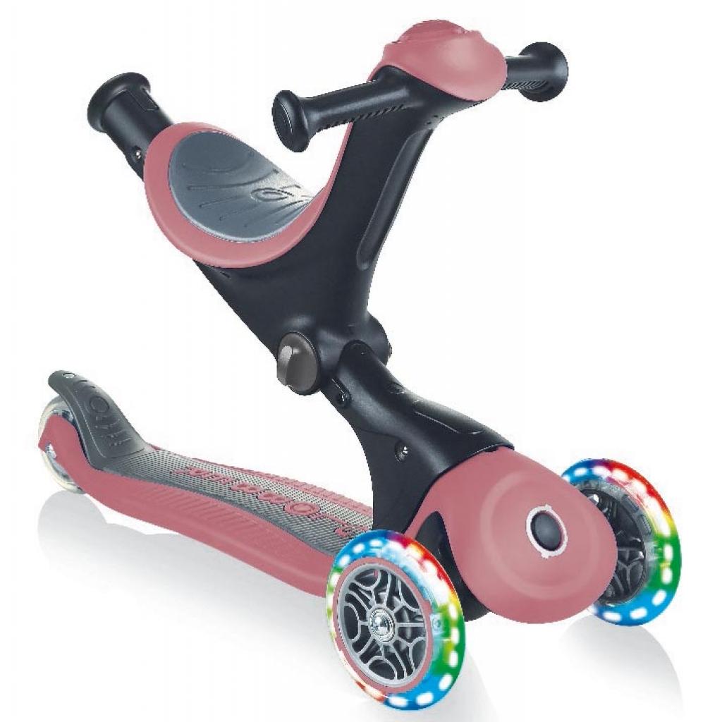 Самокат Globber Go Up Deluxe Lights Led 5 в 1 рожевий (646-210) - зображення 3