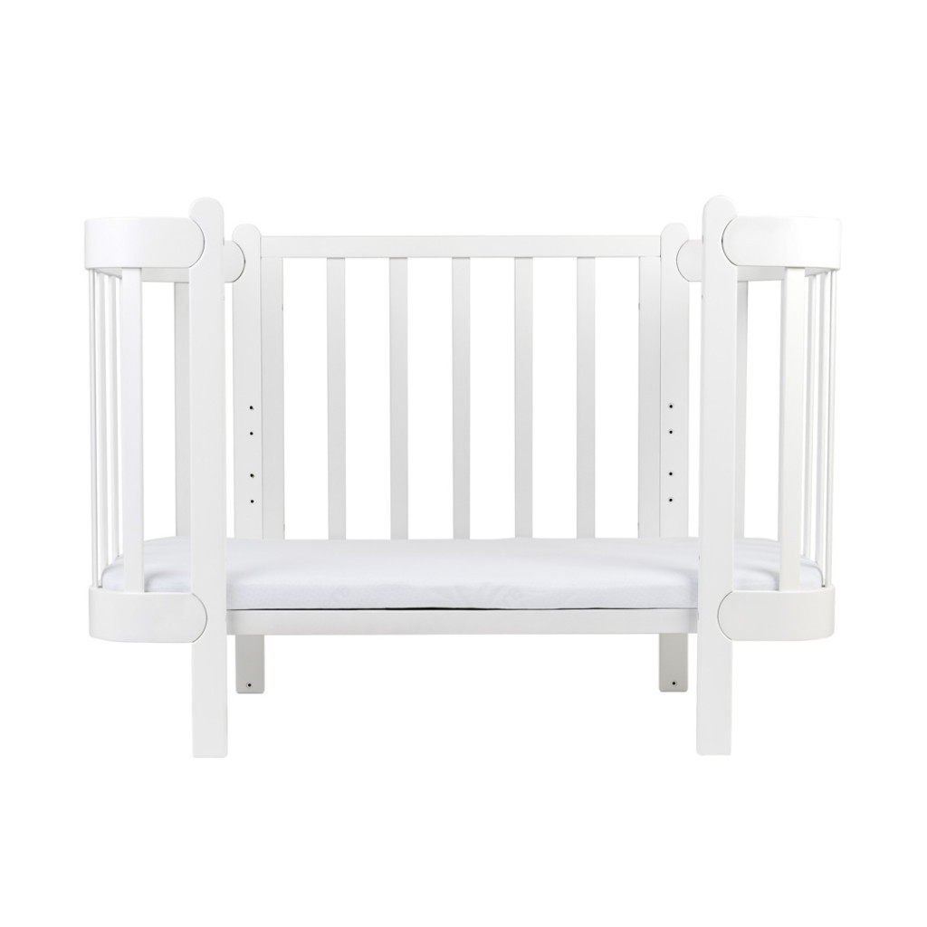 Ліжечко Ingvart трансформер Nika 60 з опускною боковинкою (60х94, 60х120) біле (319003) - зображення 3