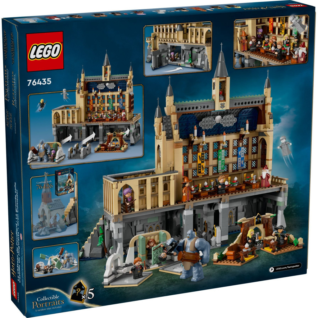 Конструктор LEGO Harry Potter Замок Гоґвортс: Велика зала (76435) - зображення 7