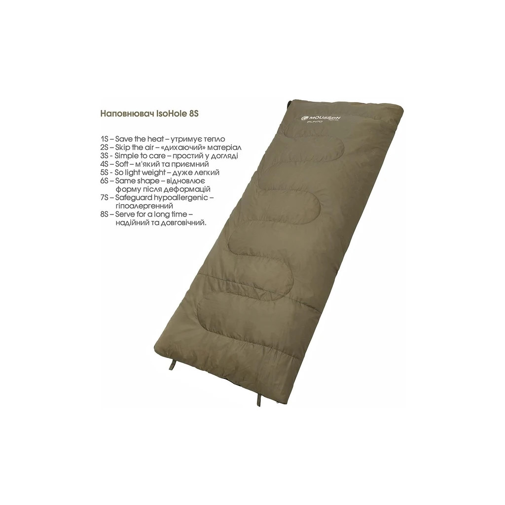 Спальний мішок Mousson PUNTO Olive (10725) - зображення 2