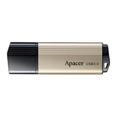 USB флеш накопичувач Apacer 8GB AH353 Champagne Gold RP USB 3.0 (AP8GAH353C-1) - зображення 1
