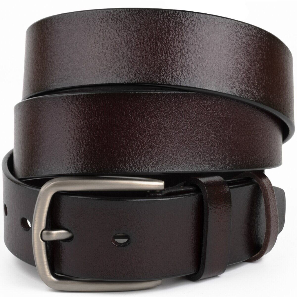 Ремінь Vintage Чоловічий із затемненою пряжкою механіка Коричневий (20315) - зображення 1
