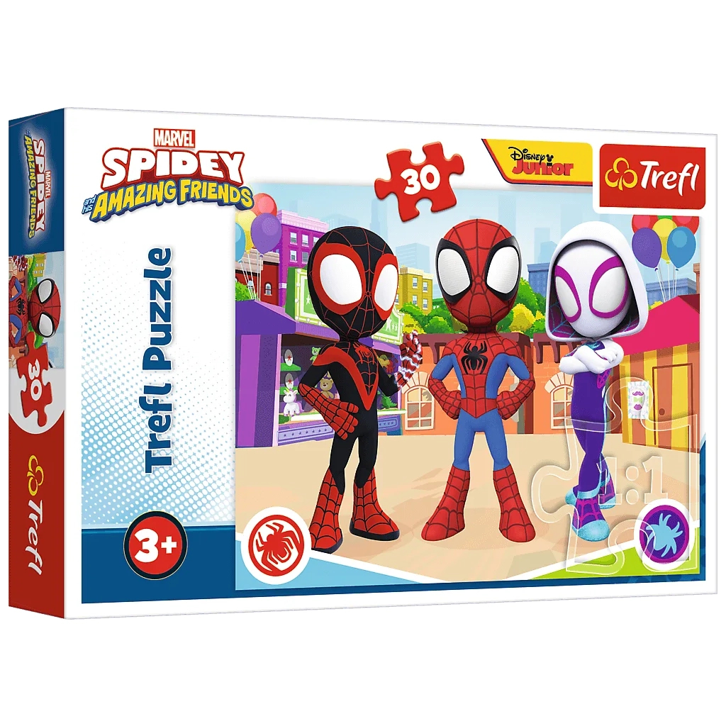 Пазл Trefl Spiderman Пригоди Спайді та друзів 30 елементів (5900511182859) - picture 1