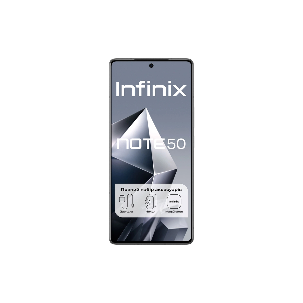 Мобільний телефон Infinix Note 50 8/256Gb Shadow Black (4894947066412) - зображення 2
