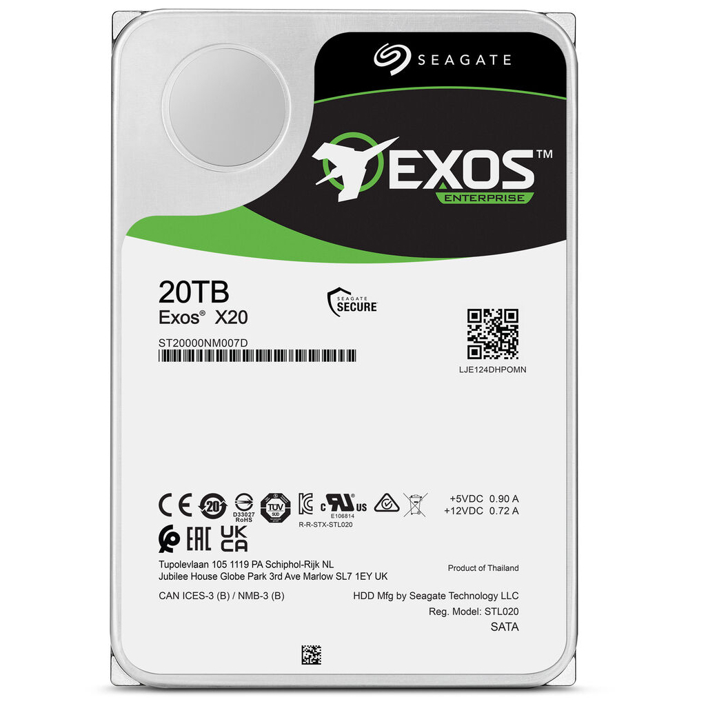 Жорсткий диск SAS 3.5" 20TB Seagate (ST20000NM007H) - зображення 2