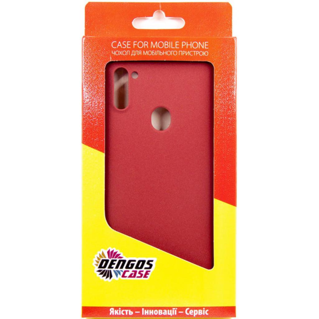 Чохол до мобільного телефона Dengos Carbon Samsung Galaxy M11, red (DG-TPU-CRBN-69) (DG-TPU-CRBN-69) - зображення 3
