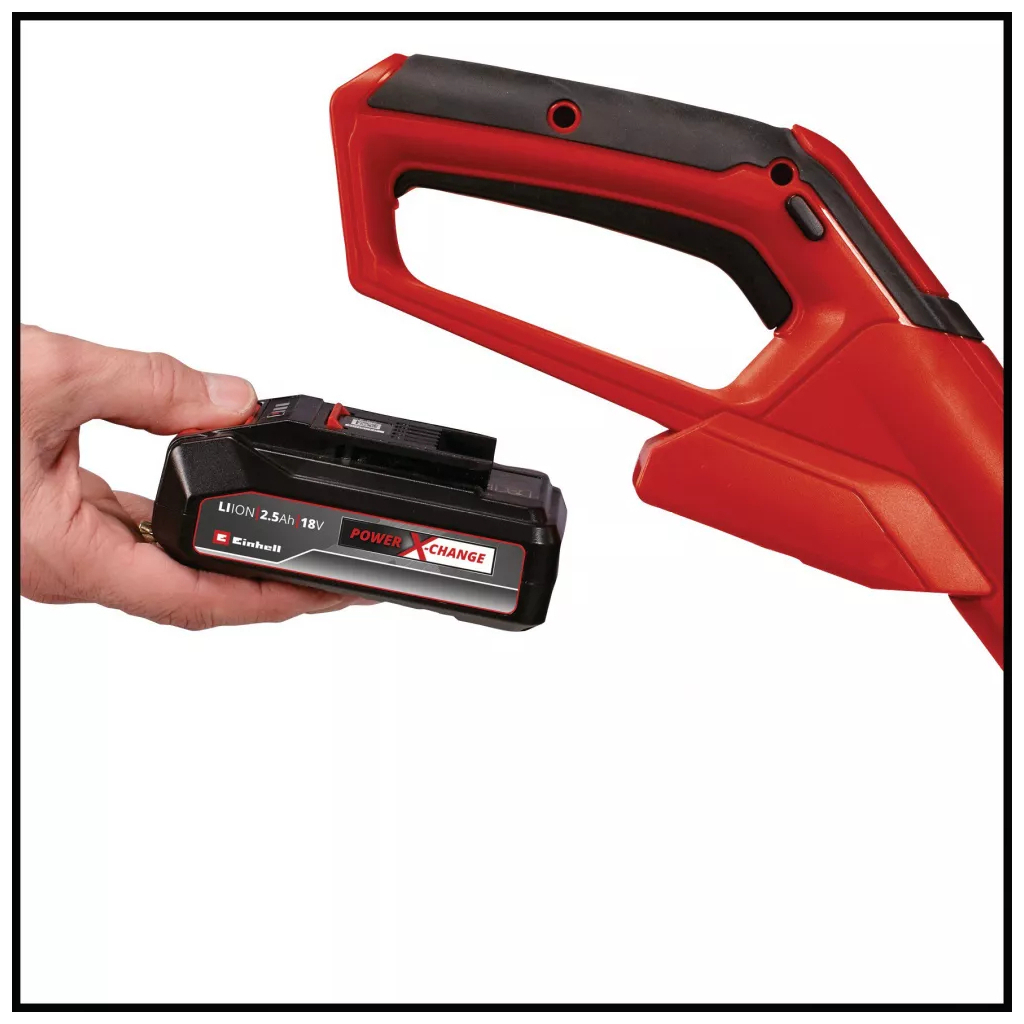 Тример садовий Einhell GE-CT 18/28 Li TC-Solo 18V, 8500об/хв, 28см, ліска та возик, 2.15кг (без АКБ та ЗП) (3411212) - зображення 3