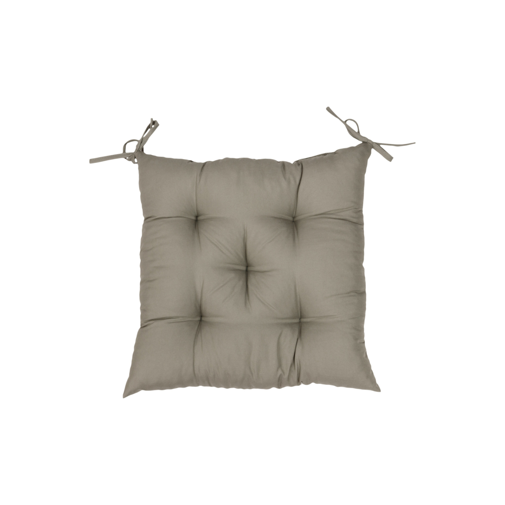 Подушка на стілець Прованс Фібра сіра 40х40 см (4823093447004) - зображення 1