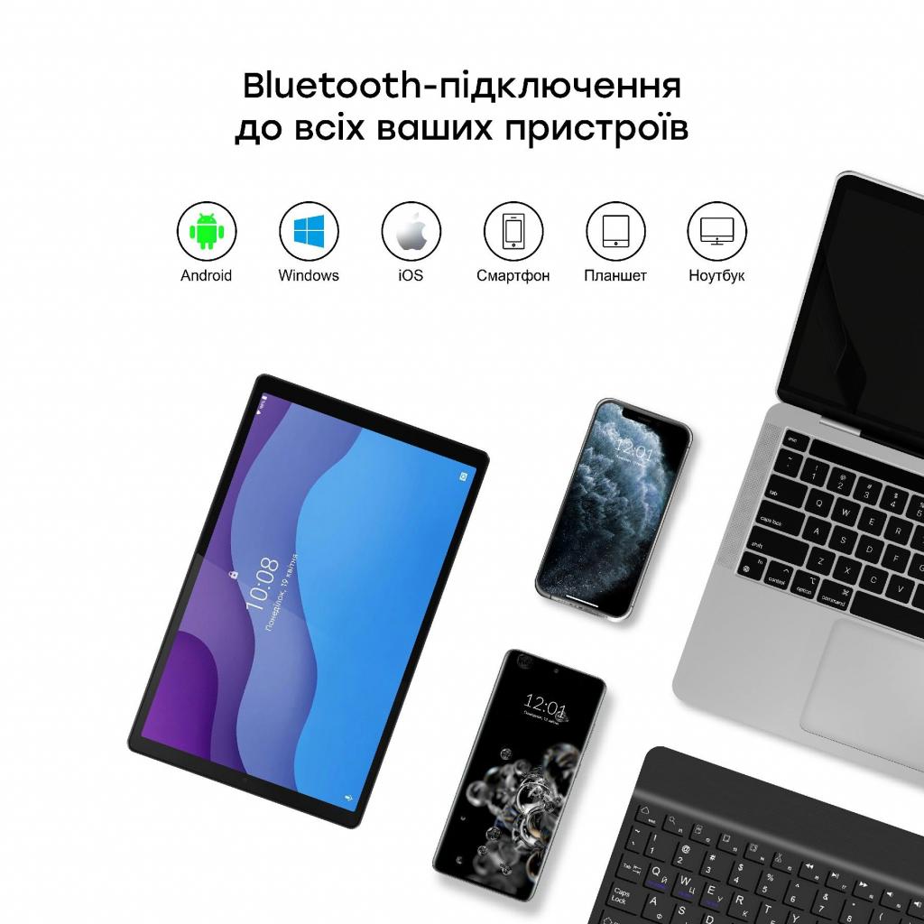 Чохол до планшета AirOn Premium Lenovo Tab M10 HD (2nd Gen) TB-X306F Bluetooth keybo (4822352781053) - зображення 9