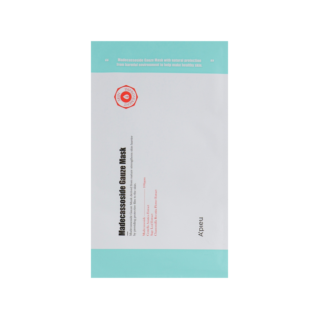 Маска для обличчя A'pieu Madecassoside Mask марлева тканинна 25 г (8809530062609) - зображення 1