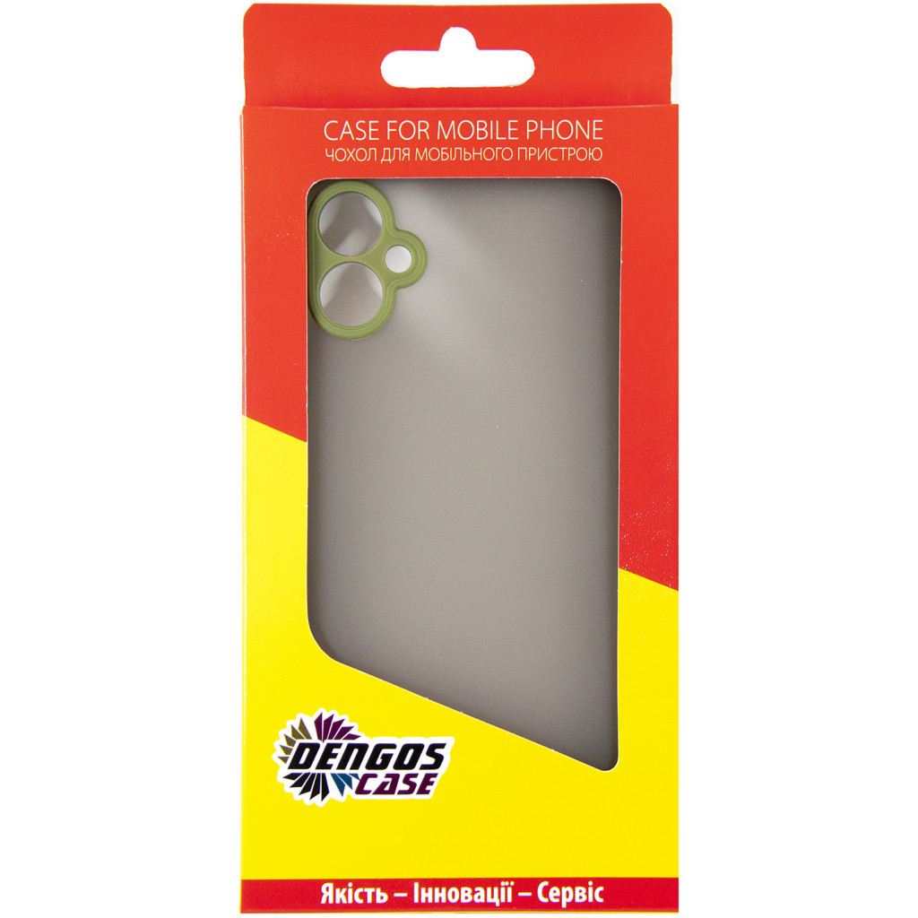 Чохол до мобільного телефона Dengos Matte Samsung Galaxy A05 (green) (DG-TPU-MATT-137) - зображення 5