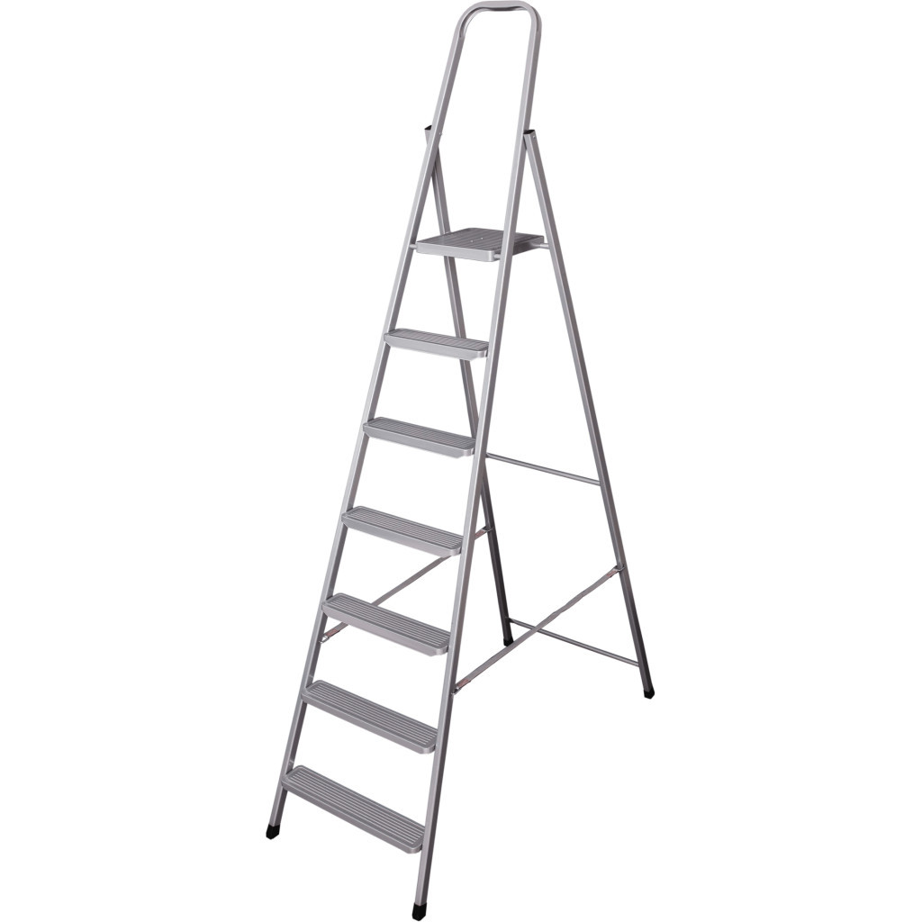 Драбина Eurogold STEEL HOME 217 GREY (ЕГ-217 GREY) - зображення 1