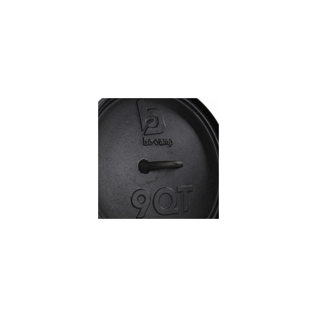 Котел туристичний Bo-Camp Dutch Oven Cast Iron 31 cm / 7.1 L Black (2122415) (DAS303291) - зображення 3