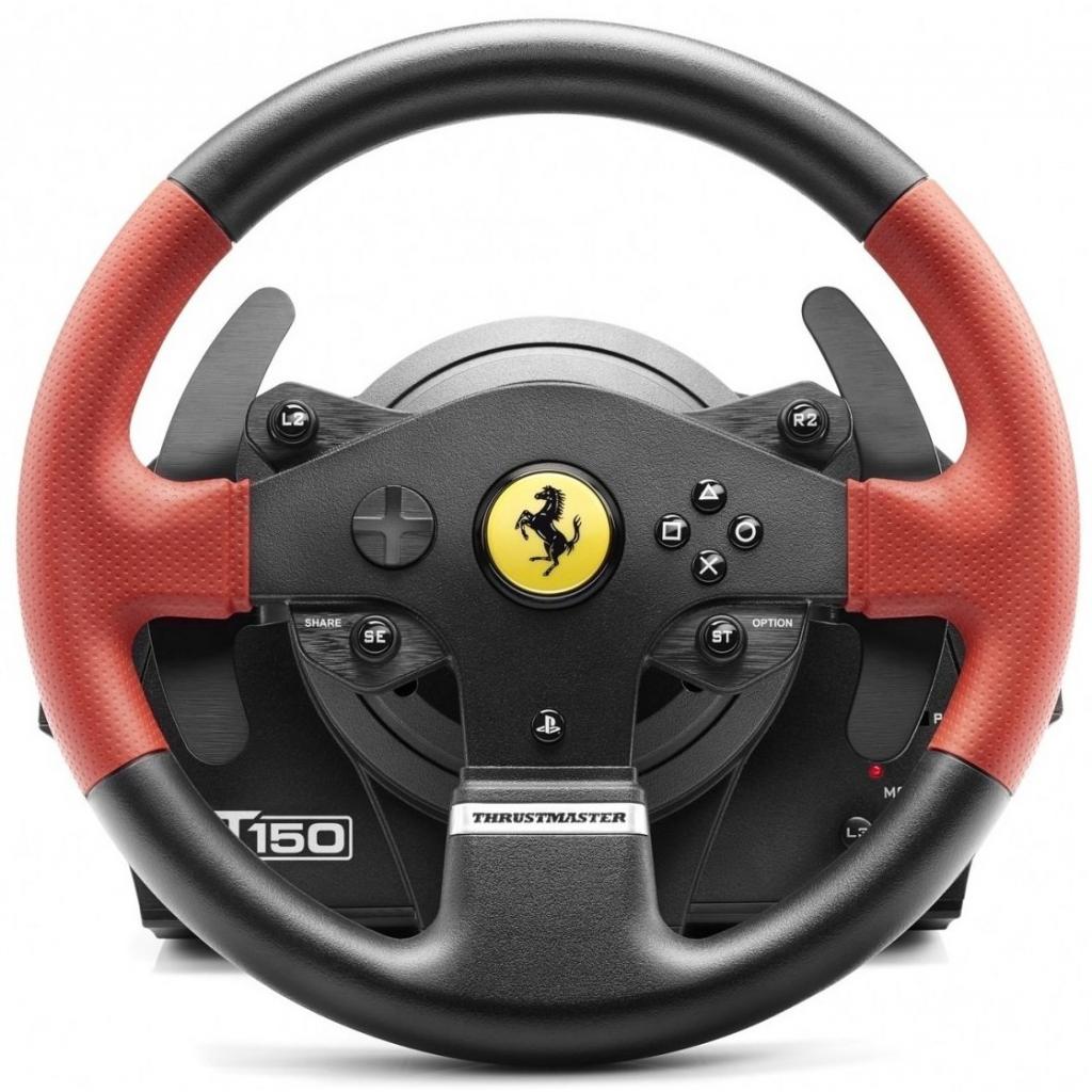 Кермо ThrustMaster T150 Ferrari Wheel with Pedals (4160630) - зображення 2