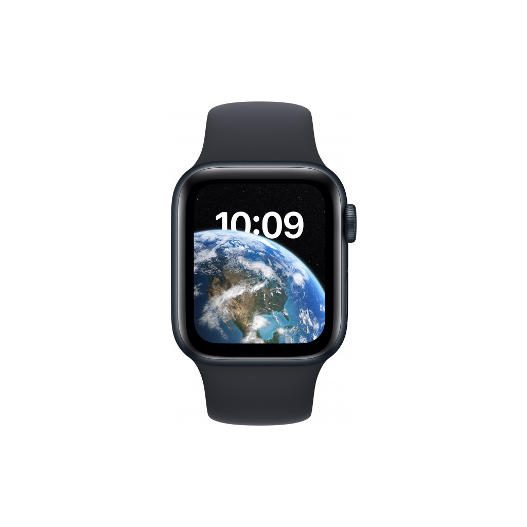 Смарт-годинник Apple Watch SE 2022 GPS 44mm Midnight Aluminium Case with Midnight Sport Band - Regular (MNK03UL/A) - зображення 3