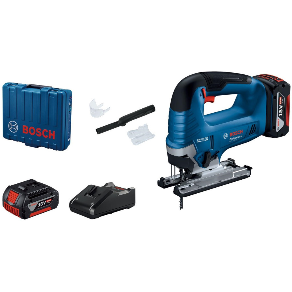 Електролобзик Bosch GST 185-LI 18В, 2х4Ah, 3500 об/хв, кейс (0.601.5B3.024) - изображение 10