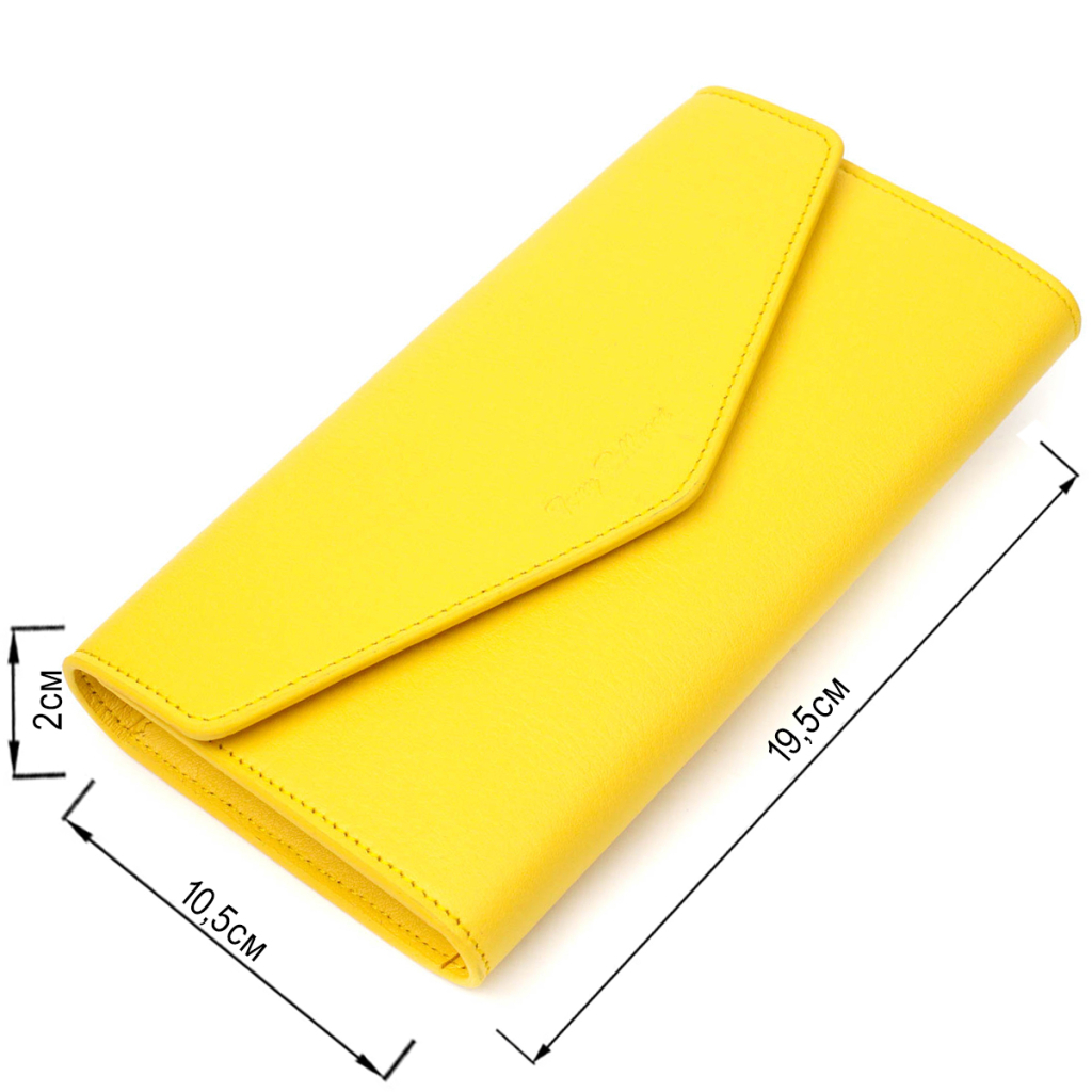 Портмоне Tony Bellucci З натуральної шкіри Жовте (21975) - зображення 3