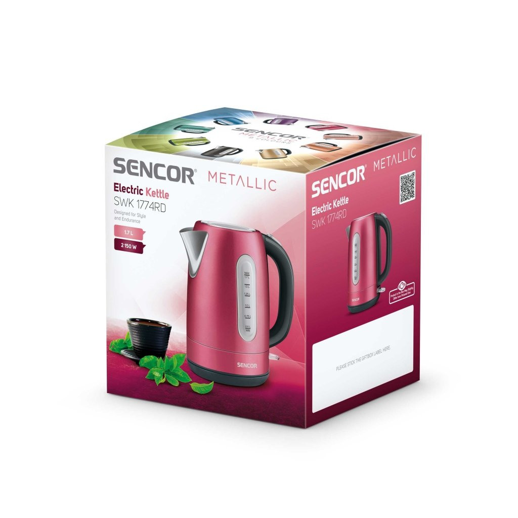 Електрочайник Sencor SWK 1774 RD (SWK1774RD) - зображення 5