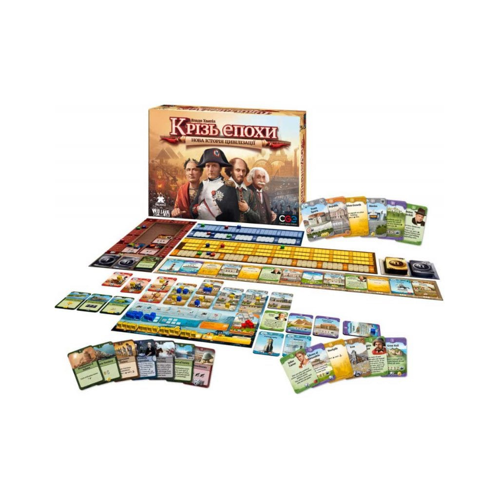 Настільна гра Feelindigo Крізь епохи: Нова історія цивілізації (Through the Ages: A New Story of Civilization) (укр.) (FI23055) - зображення 2