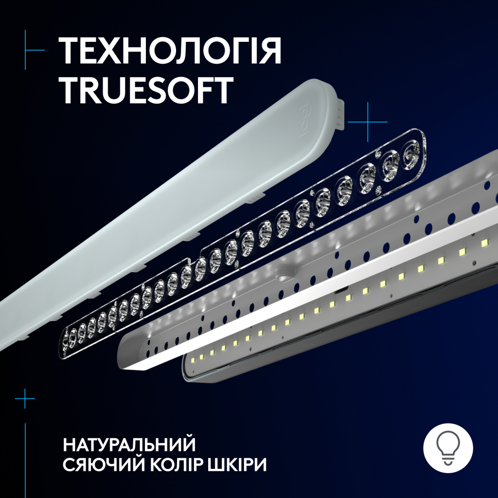 Настільна лампа Logitech Litra Beam Premium LED Streaming Key Light with TrueSoft (L946-000020) - зображення 12