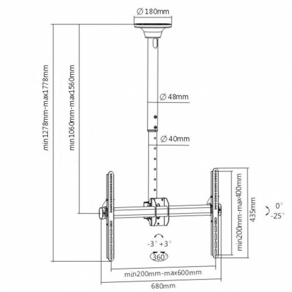 Кронштейн ITech Celb-54L - зображення 2