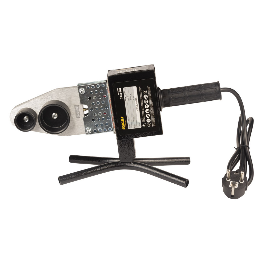 Паяльник для пластикових труб Sigma 800Вт 20-63мм у металевому кейсі (2743461) - изображение 7