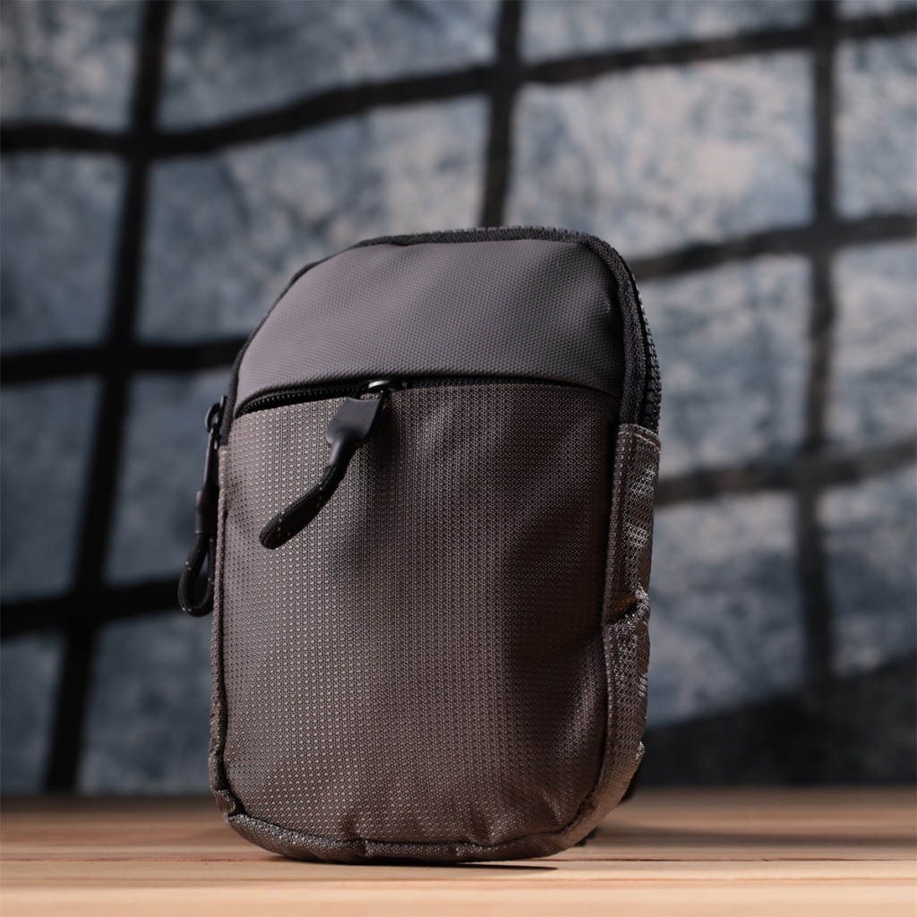 Сумка Vintage Слінг з текстилю Сіра (22869) - зображення 8