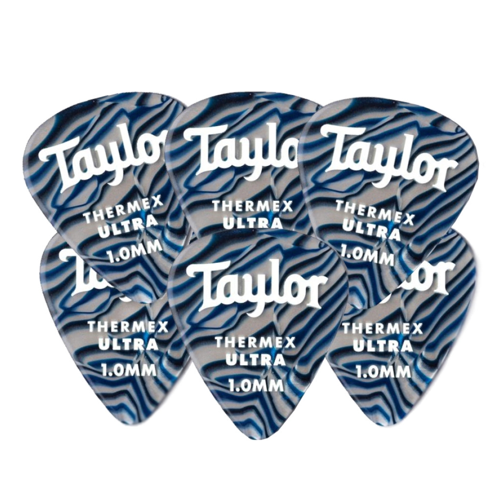 Медіатор Taylor Guitars 351 Thermex Ultra Picks 1.0 Blue Swirl 6 шт. (234444) - зображення 2