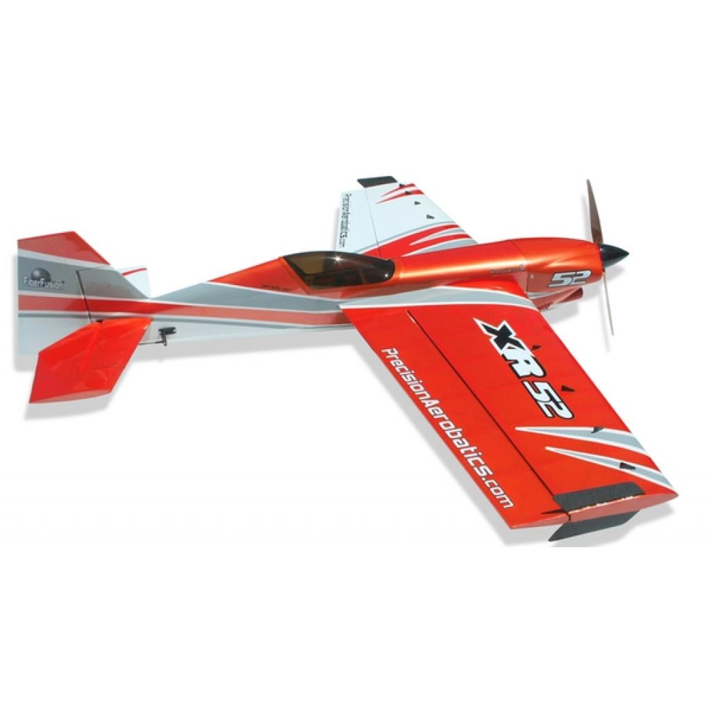 Радіокерована іграшка Precision Aerobatics Літак XR-52 1321мм KIT (червоний) (PA-XR52-RED) - зображення 3