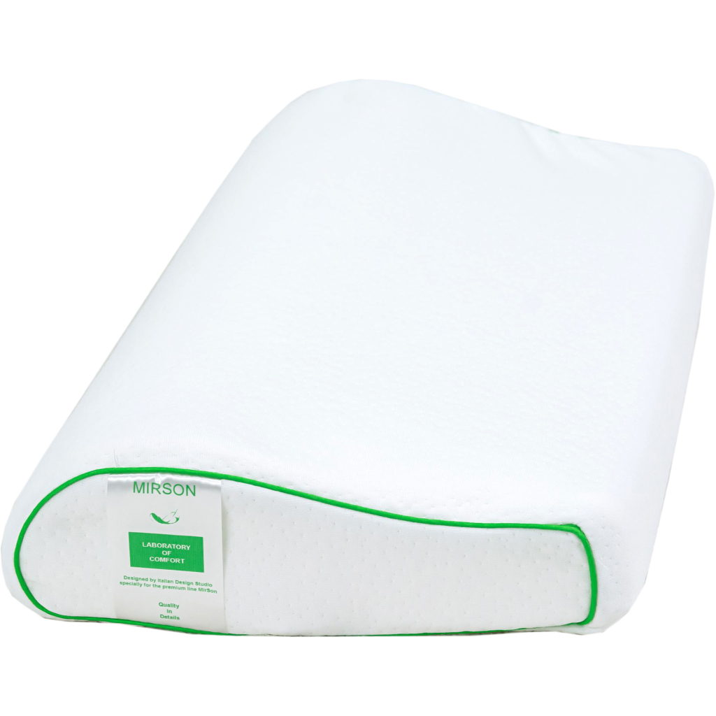 Подушка MirSon ортопедична 6121 Green nature Julia Kiddy 50х29х5/8 (2200003262759) - зображення 1