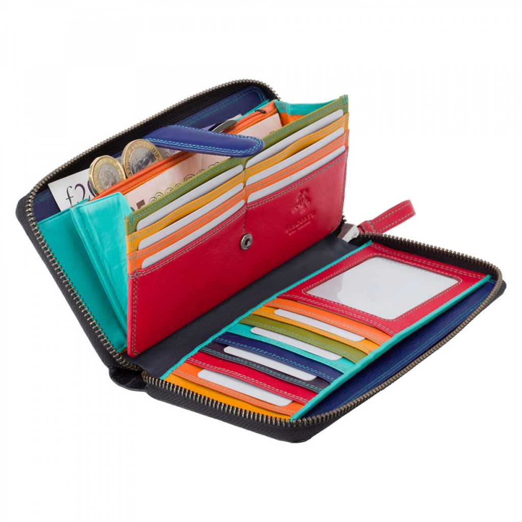 Гаманець Visconti SP33 Iris з RFID Black Multi (SP33 BLK M) - зображення 4