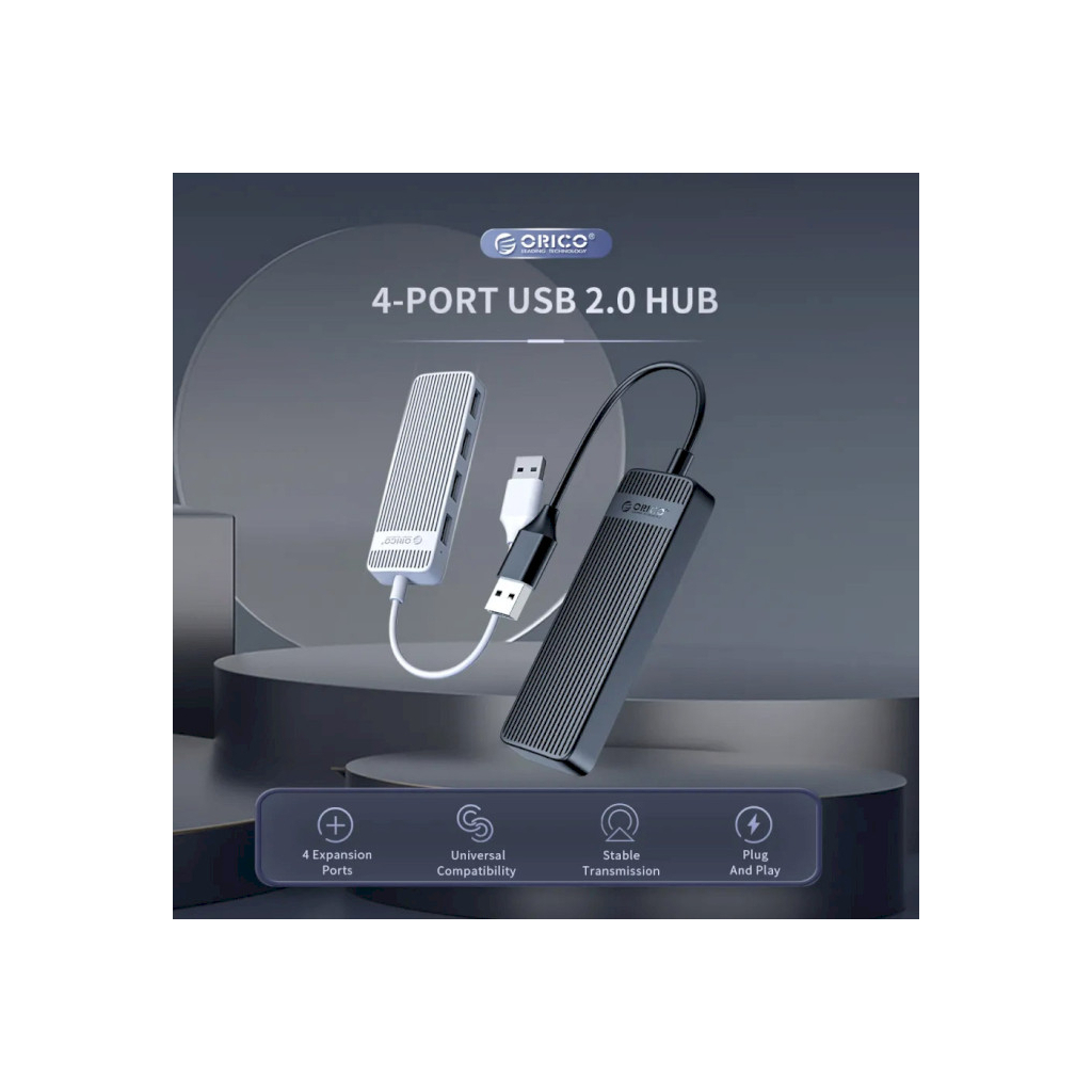 Концентратор Choetech USB 3.1 to 3хUSB 3.0+RJ45(1GB) Ethernet 4in1 (HUB-U02-BK) - зображення 3