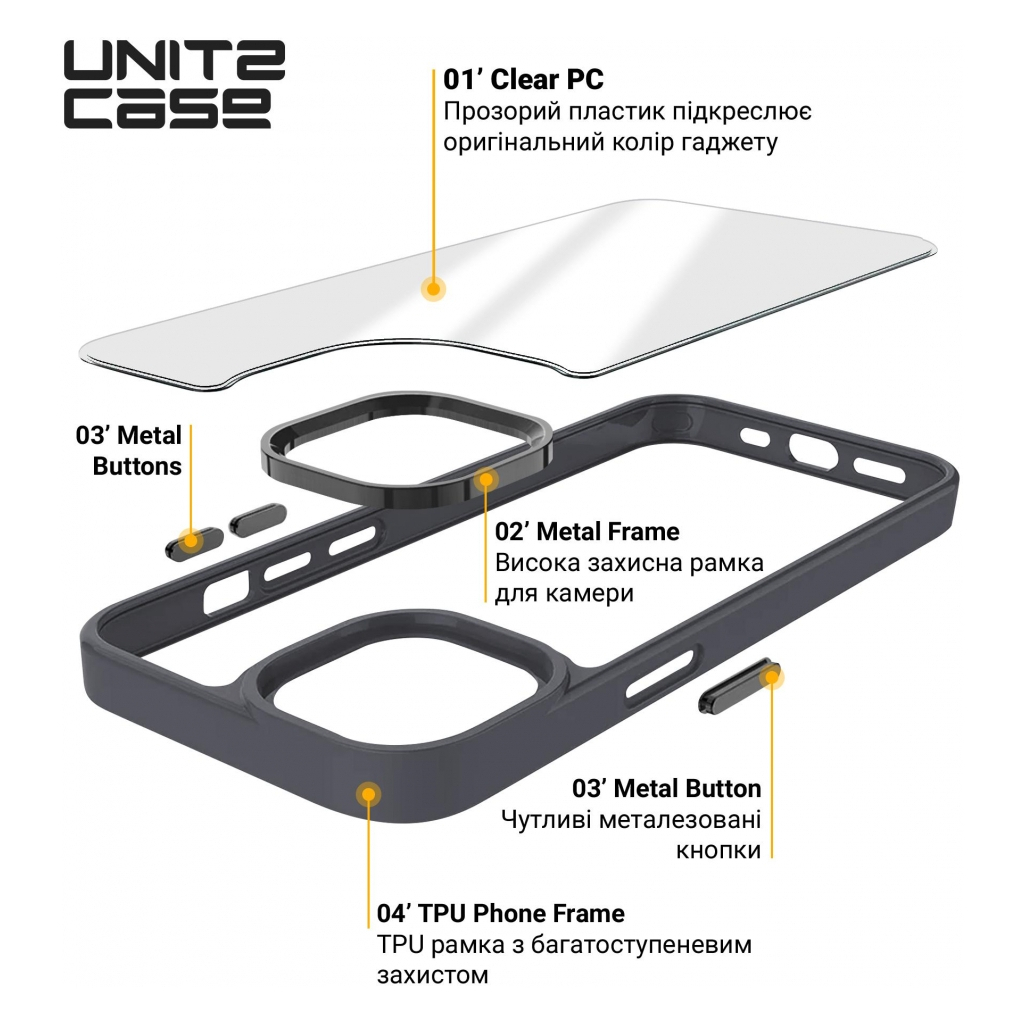 Чохол до мобільного телефона Armorstandart UNIT2 Apple iPhone 14 Pro Max White (ARM69959) - зображення 4