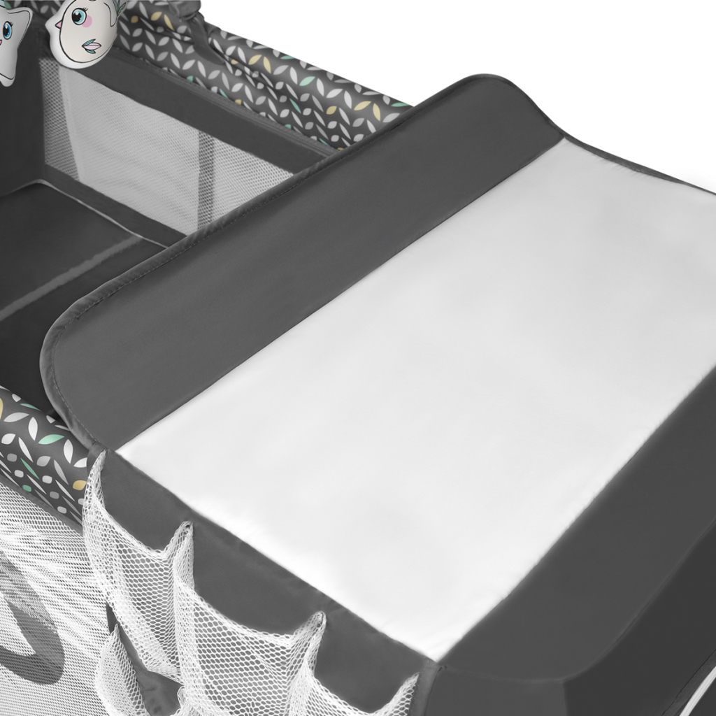Дитячий манеж Lionelo Flower Grey Scandi (LO-FLOWER GREY SCANDI) - изображение 10