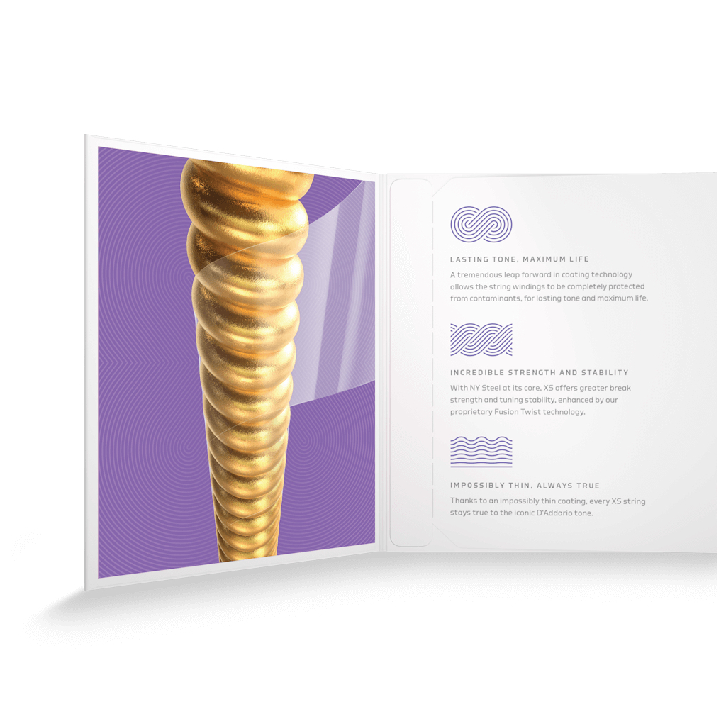 Струни для гітари D'Addario XS 80/20 Bronze Custom Light (11-52) (XSABR1152) - зображення 4