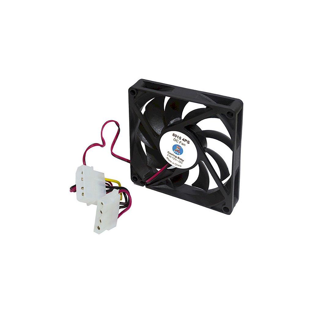Кулер до корпусу Cooling Baby 8015 4PS - зображення 3