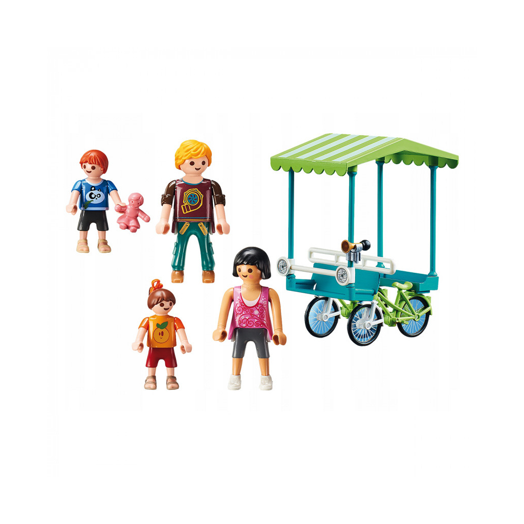 Конструктор Playmobil Сімейний триколісний велосипед (6336644) - зображення 2