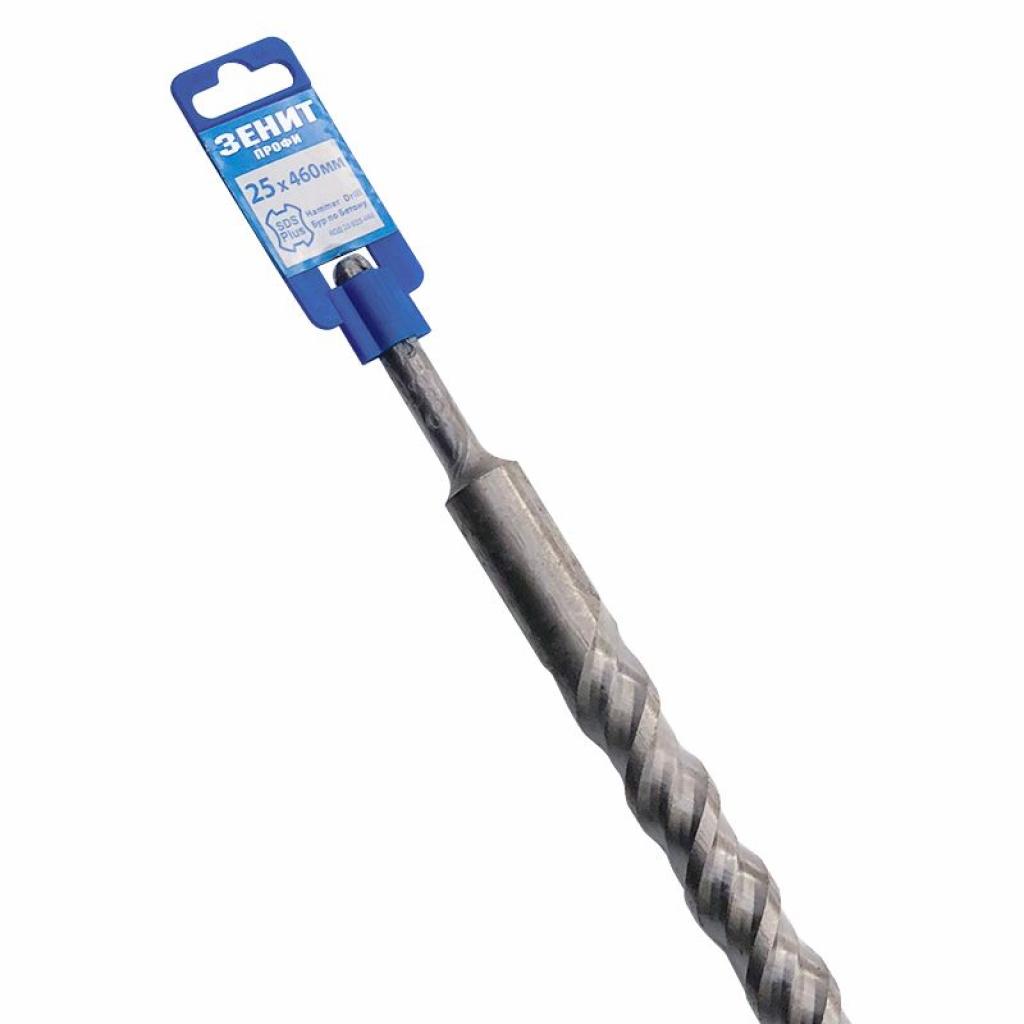 Бур Зеніт "ПРОФІ" SDS-Plus 25x460 мм, спіраль 4S (20025460) - зображення 3