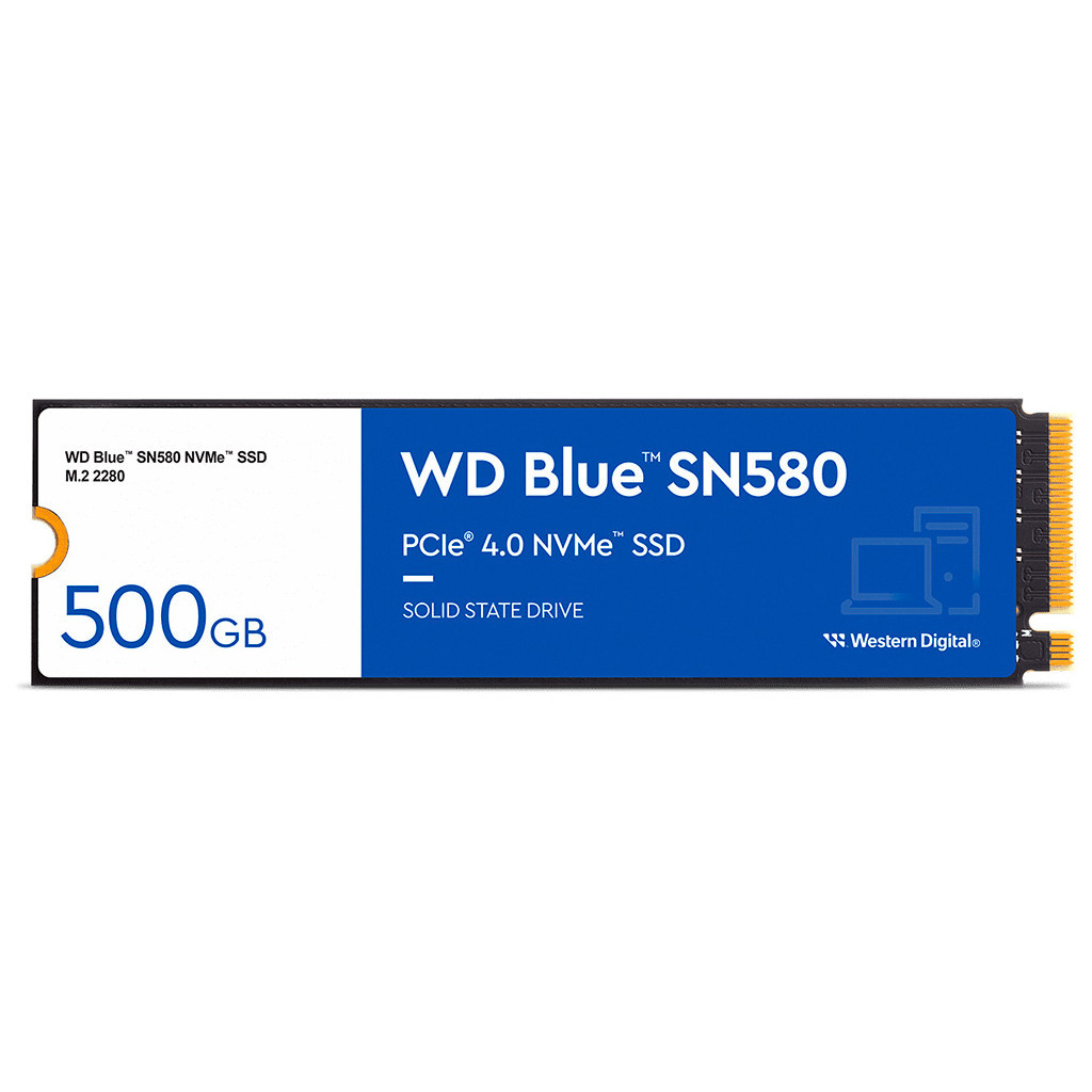 Накопичувач SSD M.2 2280 500GB SN580 Blue WD (WDS500G3B0E) - зображення 2