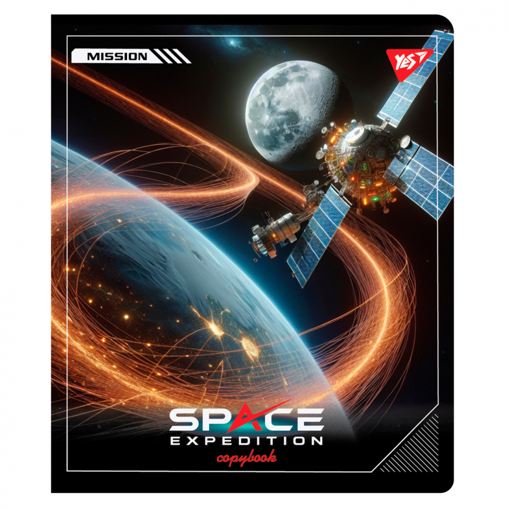 Зошит Yes Space expedition 48 аркушів лінія (767554) - зображення 6