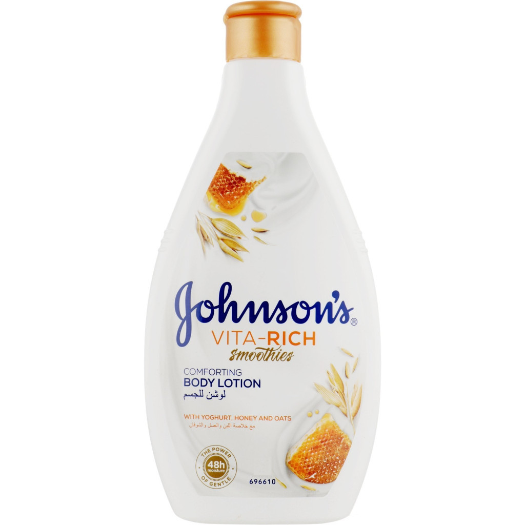 Лосьйон для тіла Johnson's Vita-Rich Доглядальний з йогуртом, вівсом і медом 400 мл (3574661385723) - зображення 1