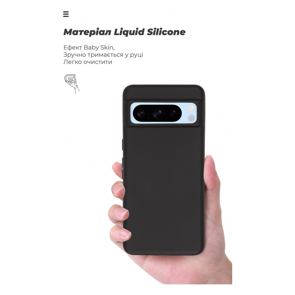 Чохол до мобільного телефона Armorstandart ICON Case Google Pixel 8 Pro Black (ARM73030) - зображення 7